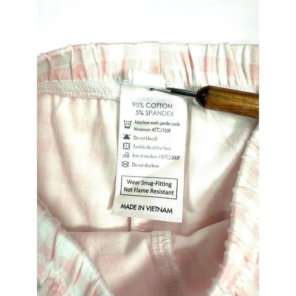 SMOCKINGBIRD Girls Bunny Pajama‎ Set 9M Cottagecore Sweet Cozy Soft